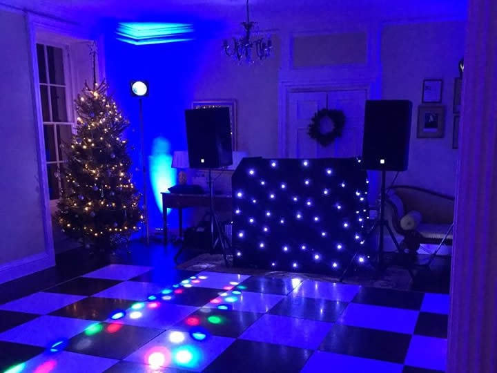 Christmas party in stately home