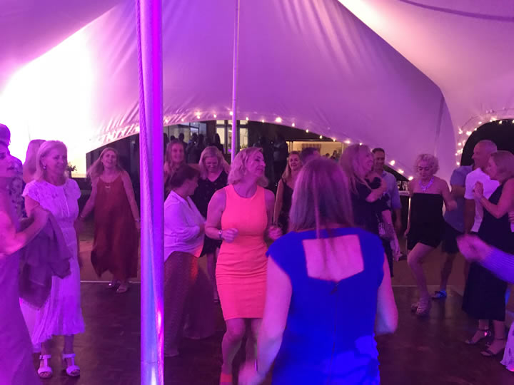 Disco in a marquee