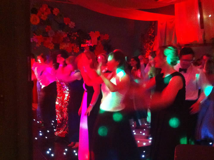 Party on the dance floor